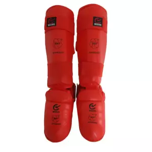 ESPINILLERA CON EMPEINE WACOKU WKF AZUL/ROJO
