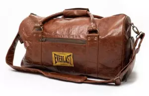 Everlast 1910 Leather Gym Bag Marron bolsa boxeo