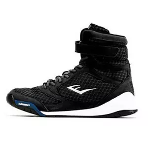Everlast High Top Boxing Shoes Negro/ROJO PREGUNTAR STOCK