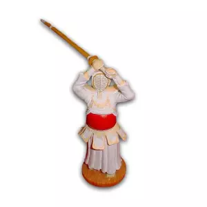 Figura de kendo BLANCO ROJO