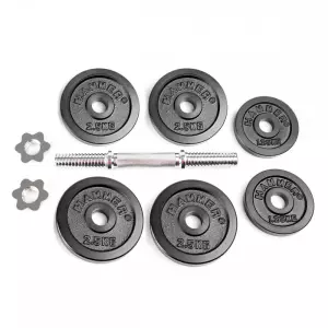 Finnlo SET MANCUERNA 15KG Negro | Discos Y Barras Unisex