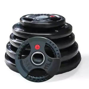 DISCOS TRIPLE AGARRE 50MM PROFESIONALES OLIMPICO DOS UNIDADES