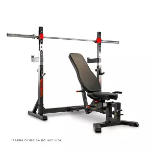 Olympic Rack G510 press ajustable Banco PRESS AJUSTABLE semi-profesional BH Fitness con envío gratis,