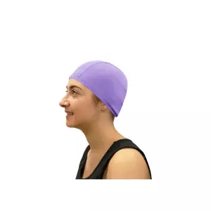 GORRO NATACION POLIESTER SOFTEE SENIOR - SENIOR, VIOLETA