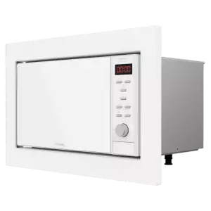 Microondas encastrable Digital GrandHeat 2350 Built-In White. 900W, Integrable, 23 Litros, Grill, 9 Funciones preconfiguradas, Temporizador