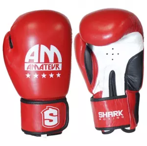 GUANTE BOXEO AMATEUR HOMOL ROJO/azul