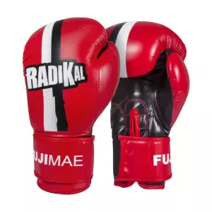 Guantes Boxeo Radikal 3.0. Rojo. 16oz