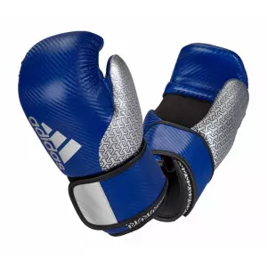 GUANTES ADIDAS PRO POINT FIGHT WAKO AZUL/PLATEADO - ADIKBPF300 KICKBOXING