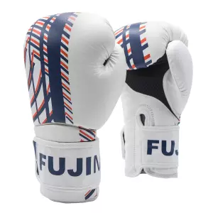 Guantes Boxeo Advantage Primeskin. Negro/Granate/Azul. 16oz