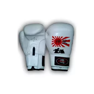 Guantes Boxeo de piel con relleno moldeado y cierre de velcro
