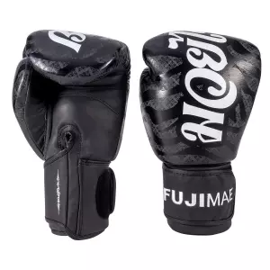 Guantes Boxeo SakYant Piel. Negro. 16oz