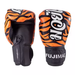 Guantes Boxeo SakYant Piel. Naranja. 16oz
