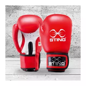Guantes de Boxeo Competición Amateur AIBA SHARK 12 ONZAS ROJO