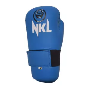 GUANTILLA SEMIKENPO PU . Homologado Fed Kenpo (Azul)/ROJO