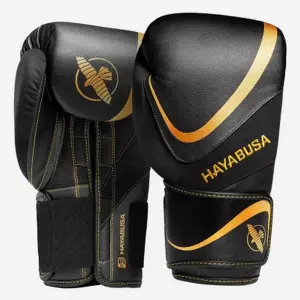 Hayabusa H5 Boxing Gloves Negro-Oro GUANTE DE BOXEO