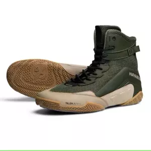 Hayabusa Talon Boxing Shoes Verde-Marron