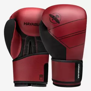 Hayabusa S4 Leather Boxing Gloves Rojo GUANTES DE BOXEO