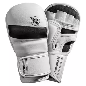 Hayabusa T3 7oz Hybrid Gloves Blanco-Negro GUANTILLAS MMA#