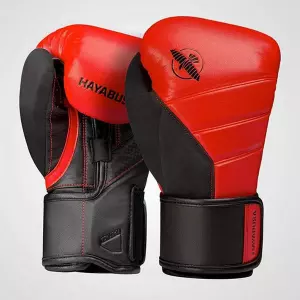 Hayabusa T3 Boxing Gloves Rojo-Negro GUANTES DE BOXEO