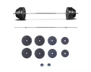SET DE PESAS BARRA OLÍMPICA DE 35KG A 120KG