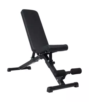 BANCO DE ABDOMINALES PLEGABLE CON 6 POSICIONES