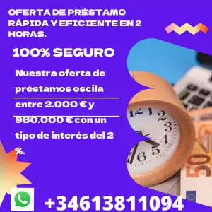 Oferta de préstamo rápida y eficiente