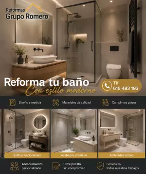 Reformas baños desde 3900€