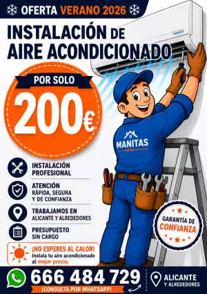 Instalación y reparación de Aires Acondicionados