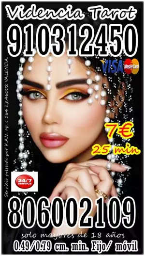 VIDENCIA NATURAL Y TAROT VISA,