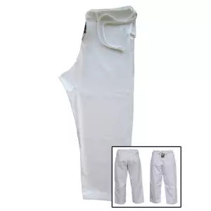 Pantalón judo blanco de entrenamiento