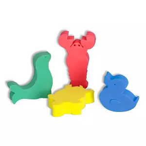 JUEGO ANIMALES FLOTANTES (4 UNIDADES)