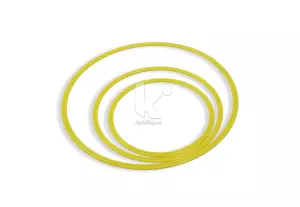 AROS PSICOMOTRICIDAD 40/50/65 cm - 40cm, AMARILLO