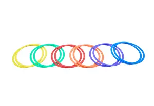 Aros planos. Set 12 uds (2 uds por color) 40/50/60 CM