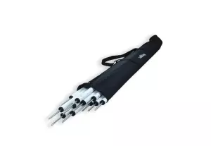 SET DE 15 PICAS SLALOM PUNTA METÁLICA Ø32MM. 170CM CON BOLSO DE PVC