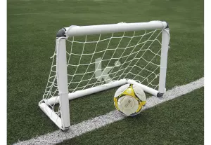 PORTERIA MINIGOAL CON RED BLANCA 160x110/90x60 cm