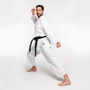 KARATE GI SHINSEI BLANCO/NEGRO