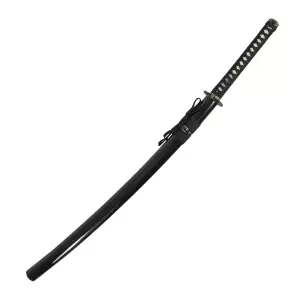 KATANA ACERO AL CARBONO. NEGRO