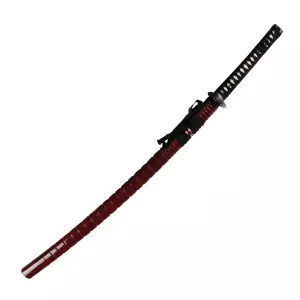 KATANA ACERO FORJADO. BAMBOO DECORATIVA