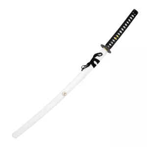 KATANA ACERO FORJADO. BLANCO