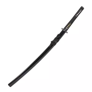 Katana Acero Forjado Hagane Maru. Negro
