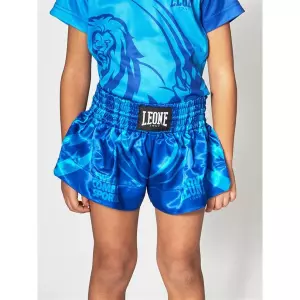 Shorts Muay Thai Infantiles Mascot Azul ABJ04