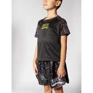 Camiseta Tecnica Infantil Number One Negro ABJ11
