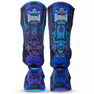 ESPINILLERAS MUAY THAI KICK BOXING LUZBEL PREGUNTAR STOCK