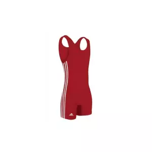 MALLA ADIDAS HOMBRE "3 RAYAS BLANCAS" (ROJA) LUCHA AZUL