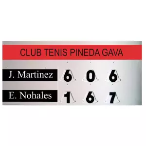 Marcador de puntuación de Competición TENIS