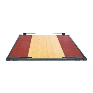 Plataforma  HALTEROFILIA Peso Muerto CON MARCO DE ACERO 2X1,5MX4CM