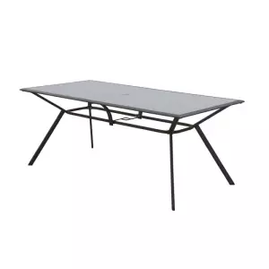 Mesa Acero/Cristal Chillvert Palermo 180 x 90 x 73 cm