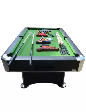 Mesa de billar semi profesional Atlanta Deluxe AMERICANO RETORNO AUTOMATICO 7 PULGADAS