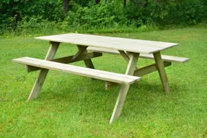 Mesa Picnic de madera Solid 28mm175X151X78