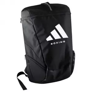 MOCHILA ADIDAS BOXEO NEGRA/BLANCA